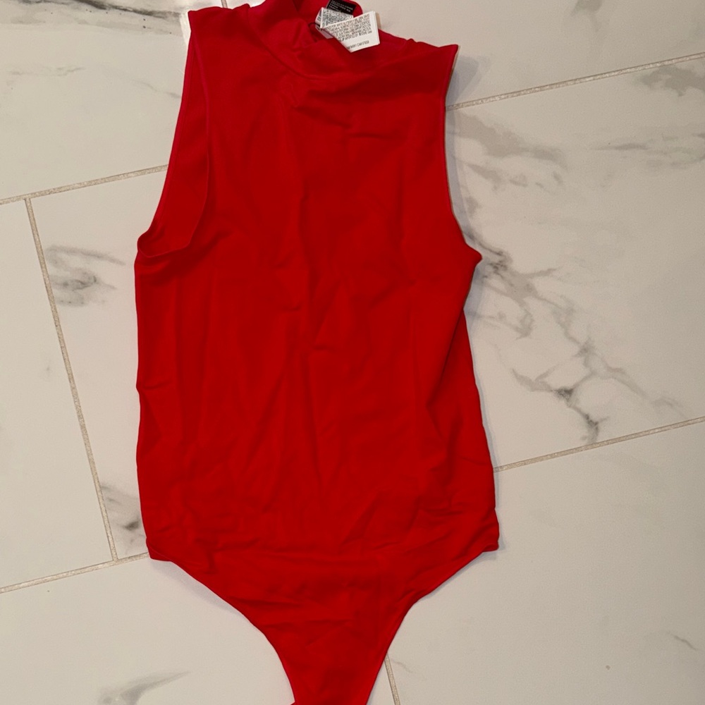 Forever 21 Sleeveless Red Kids Bodysuit